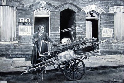 Any Old Iron, 2007 by Kevin Guild of Railway Artist Parrish
